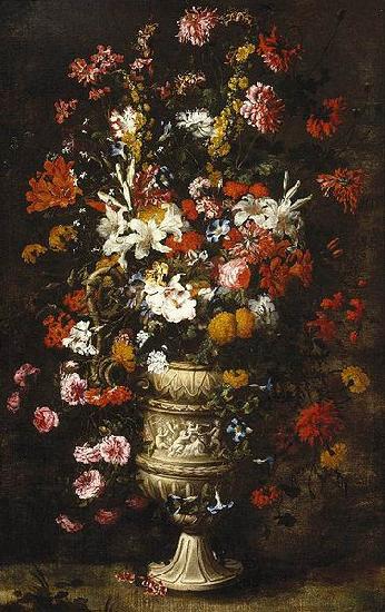 unknow artist Flowers in a Figured Vase